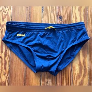 Pond Copenhagen Blue Swim Briefs